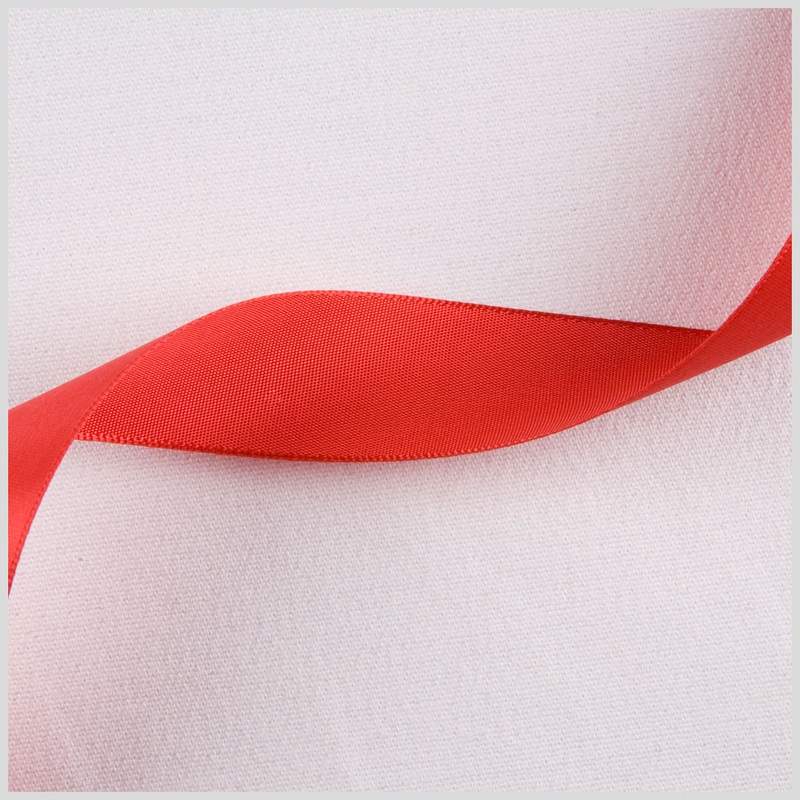7/8″ Red Single Face Satin Ribbon