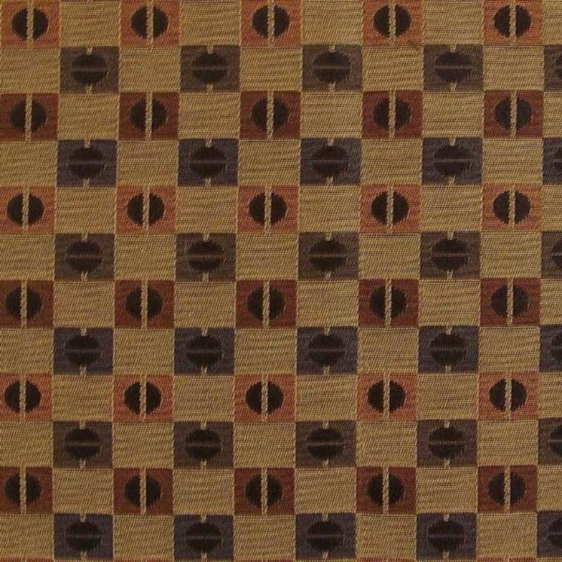 Arc-Com Abacus Crain Geometric Check Upholstery Fabric Order Product