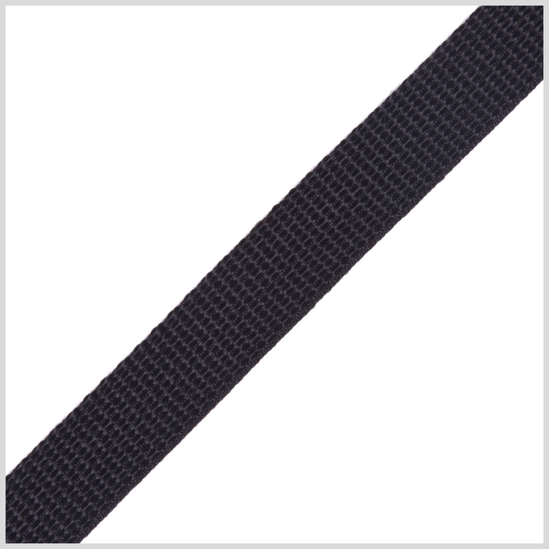 Black Nylon Webbing – 0.75″