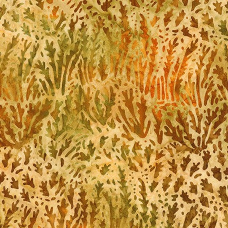 Fossils and Rocks Batiks Amber