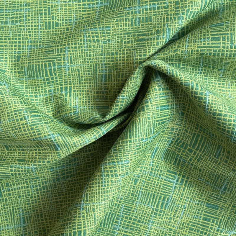 Herman Miller String Plaid Burnt Green Upholstery Fabric Order Product