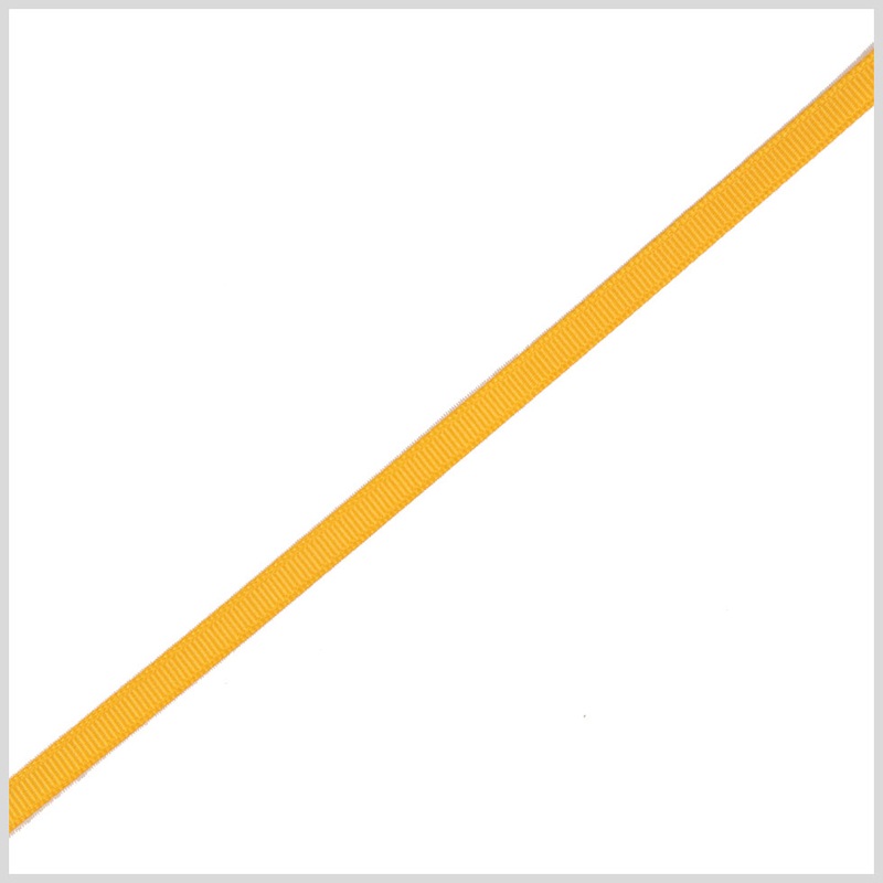 1/4″ Yellow Solid Grosgrain Ribbon