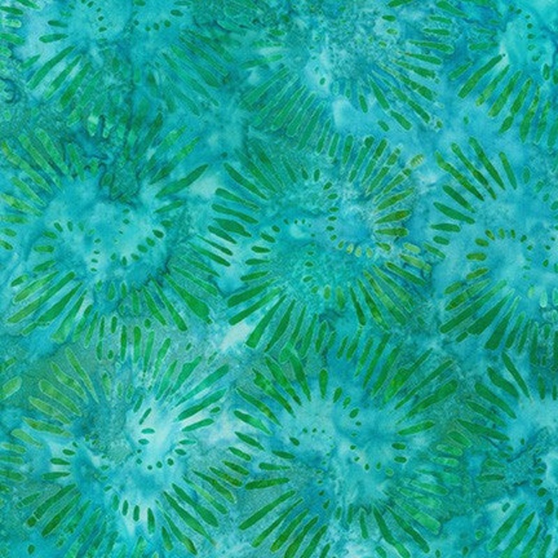 Garden Style Batiks Aqua