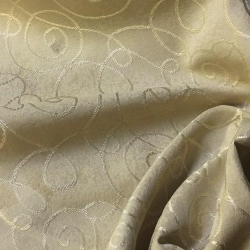 Morass Sesame Scroll Ivory Upholstery Fabric Order Product
