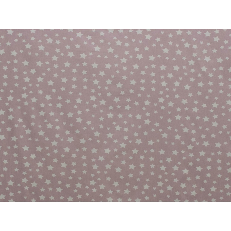 240cm White Stars Cotton Sheeting CU1189-17 CU1189-17