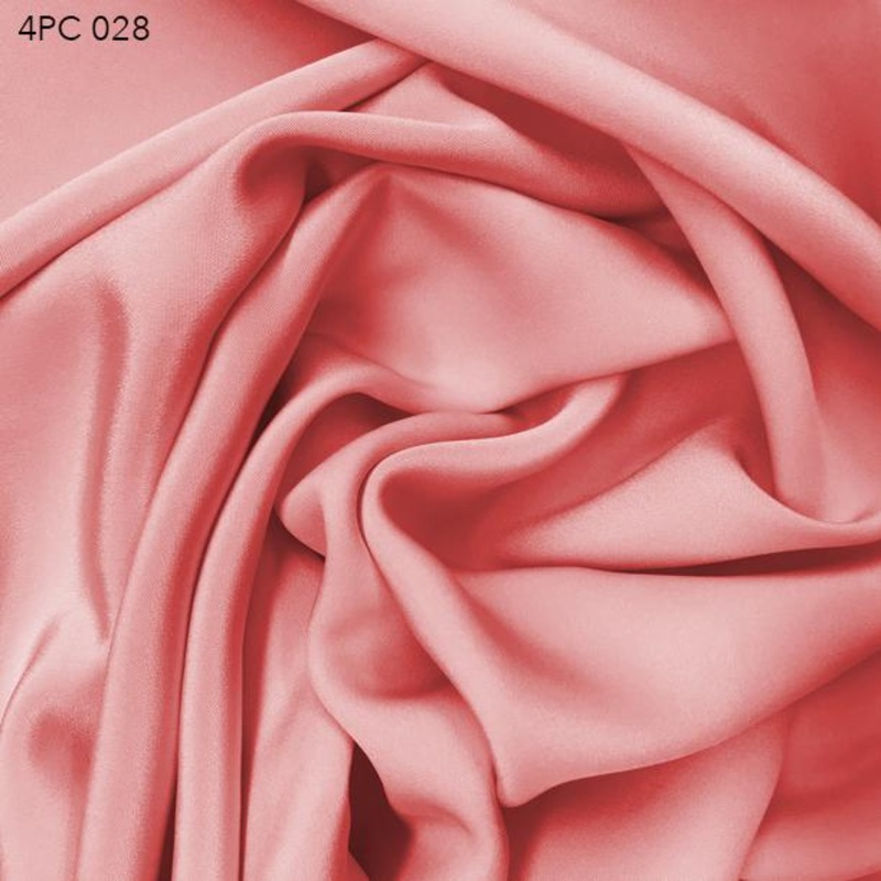 4 Ply Silk Crepe – Misty Pink Fabric by the Yard