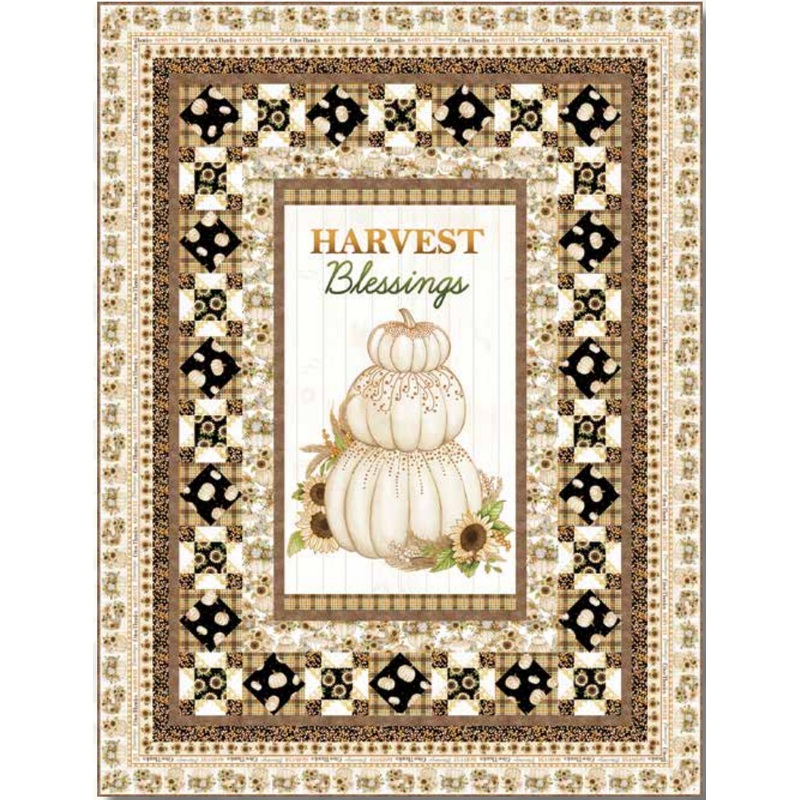 Autumn Elegance Metallic Quilt Kit