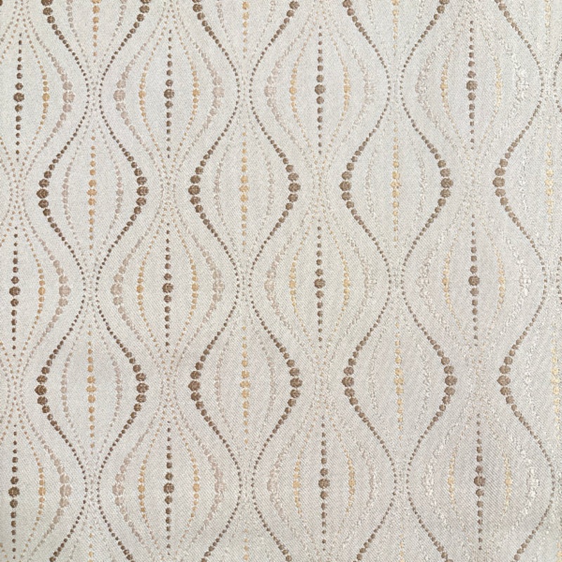 Dotted Hour Glass Cream Upholstery Fabric Order Product
