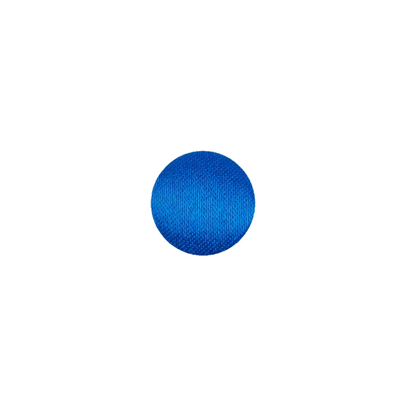 Mood Exclusive Princess Blue Silk Covered Button – 16L/10mm