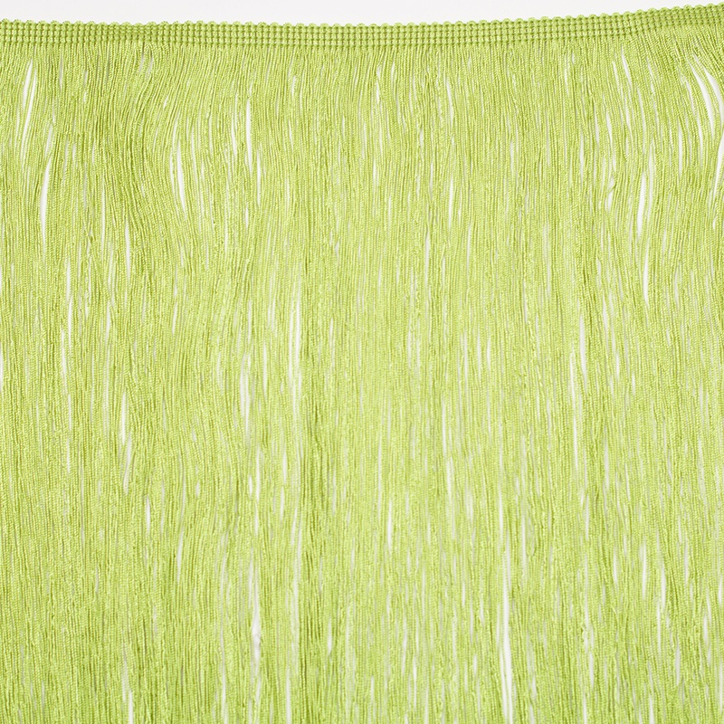 24″ European Lime Green Chainette Fringe Trim