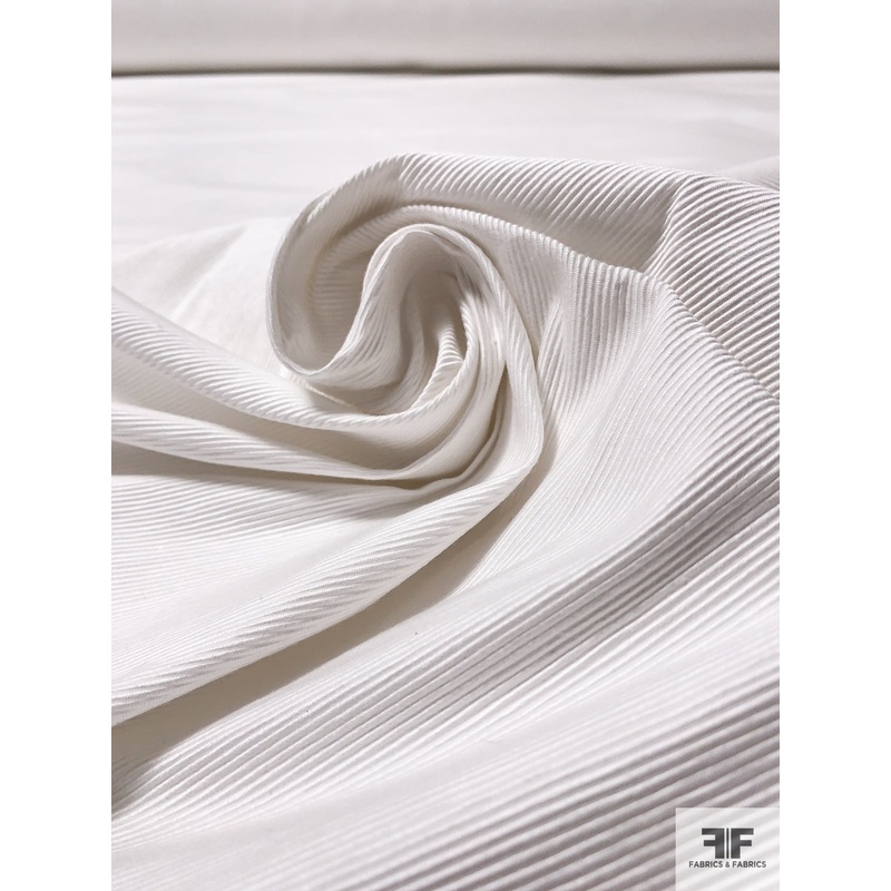 Italian Ottoman Brocade – Off-White Fabric by the Yard