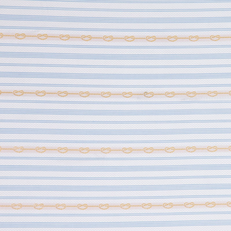 White/Rope Striped Woven