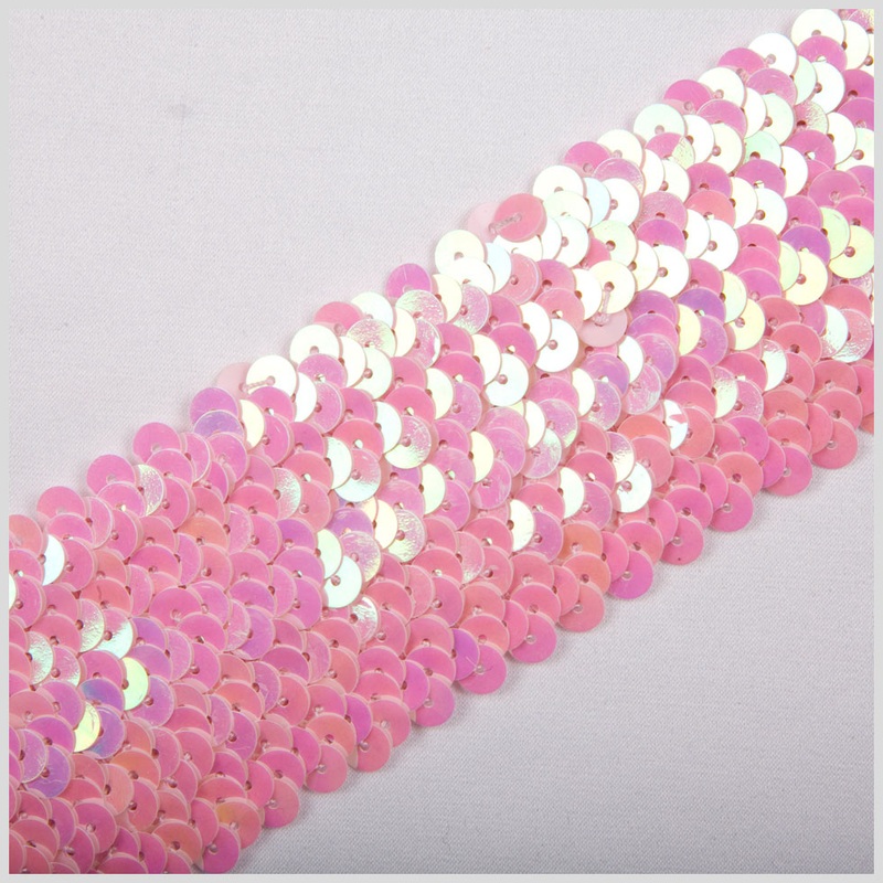 1.75″ Pink Stretch Sequin