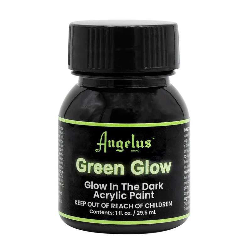 29.5ml Acrylic Leather Paint Green Glow 086366721506