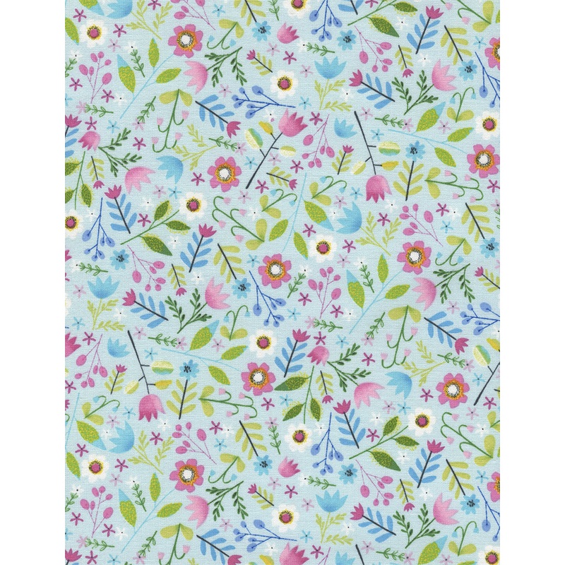 Allover Floral Sky