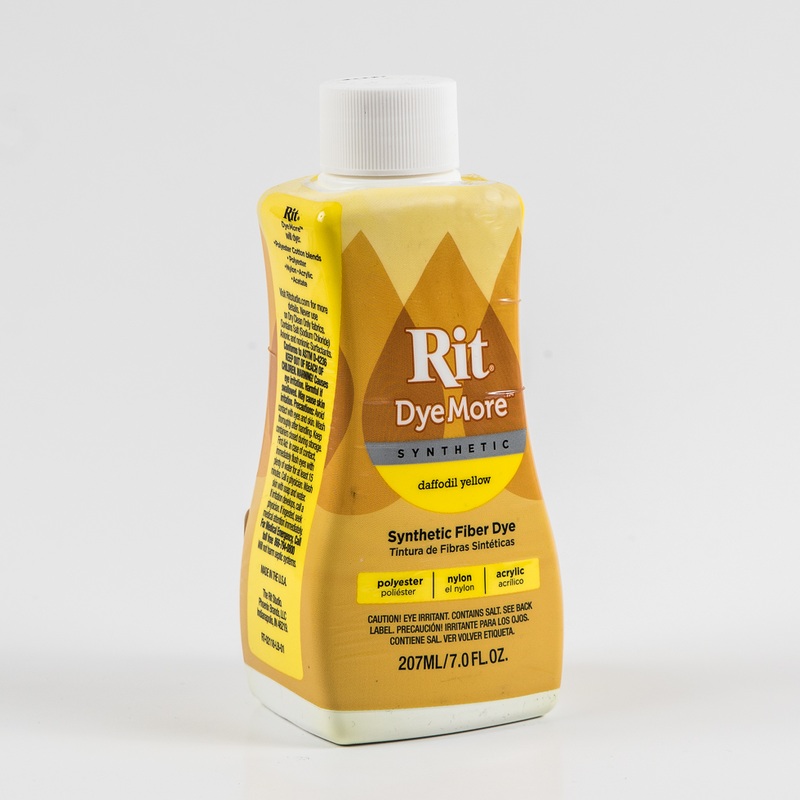 Rit DyeMore Synthetic Fiber Dye – Daffofil Yellow – 7oz Bottle