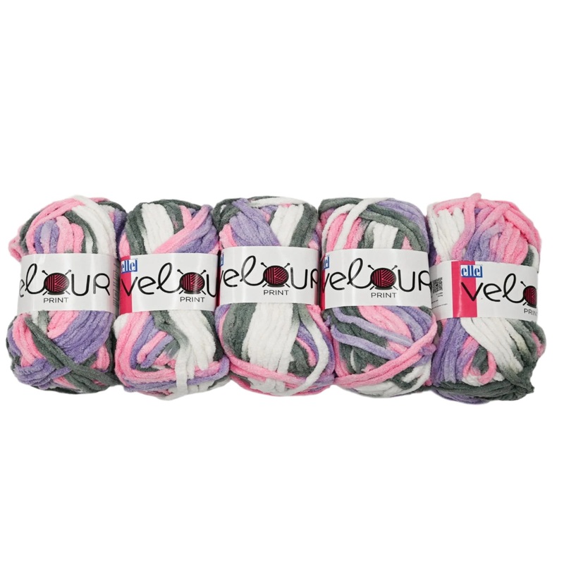 100g 5PC Velour Print 1000000465853