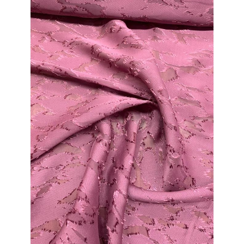 J Mendel Italian Abstract Fil Coup Novelty – Purple Fabric by the Yard