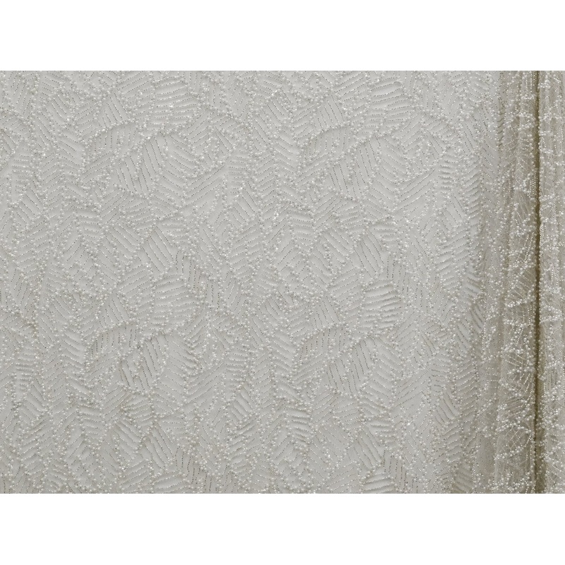 130cm Beaded Spider Web Tulle BF739-1 BF739-1