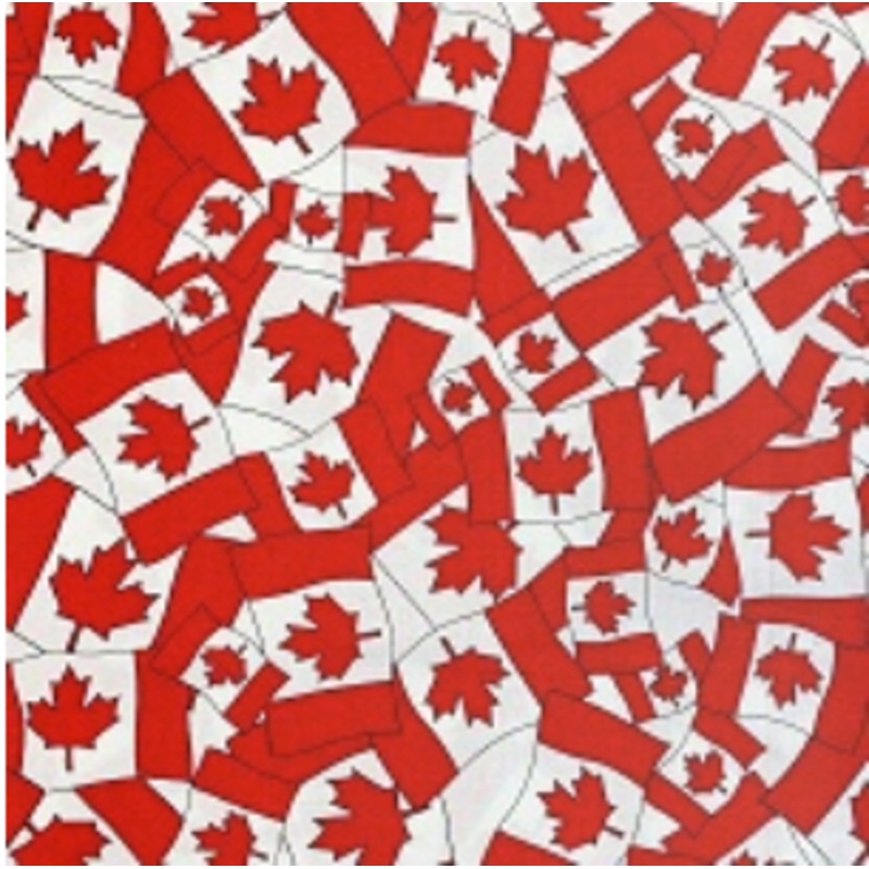 Clearance – Canada Flag – Red/White