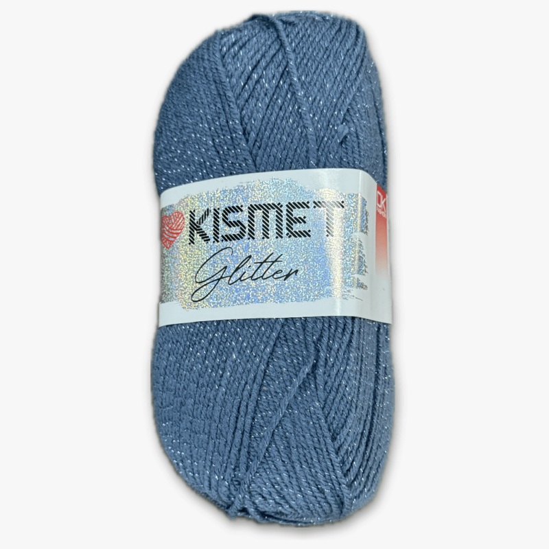 Glitter Dbl Knit Denim #05