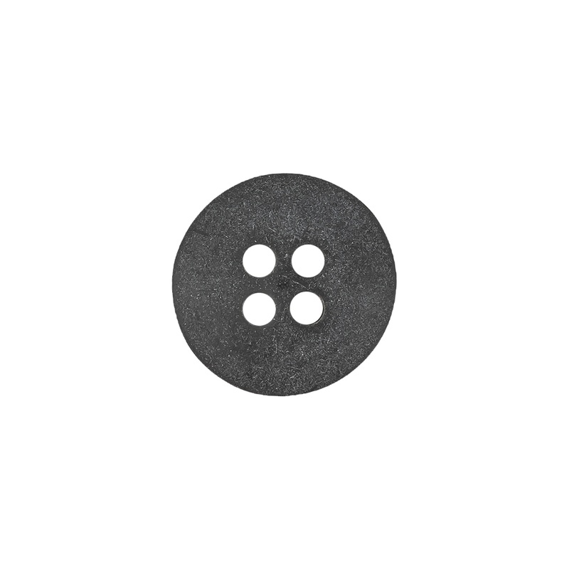 Matte Stone Low Convex 4-Hole Plastic Button – 24L/15mm