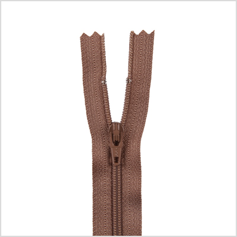 Regular Zipper 24″ by YKK – 854 Brown Olive