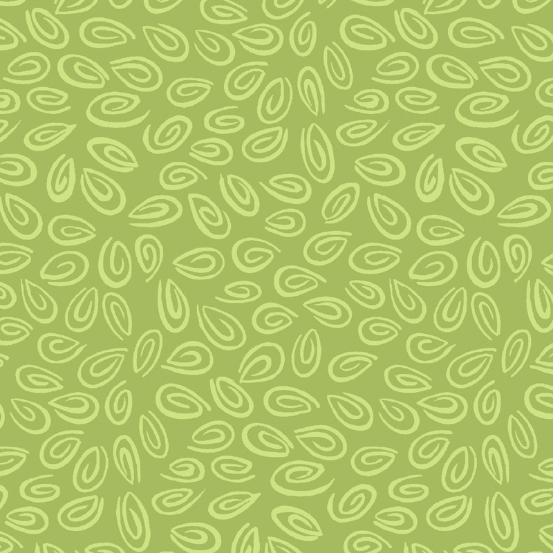 Swirls Medium Green