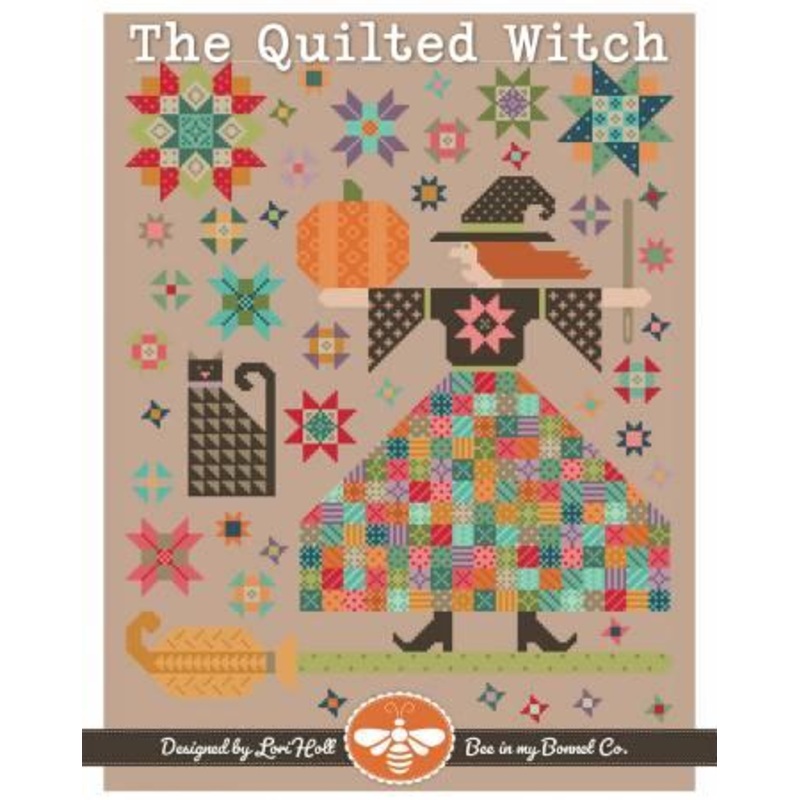 The Quilted Witch Cross Stitch Pattern – ISE-4014 – Lori Holt