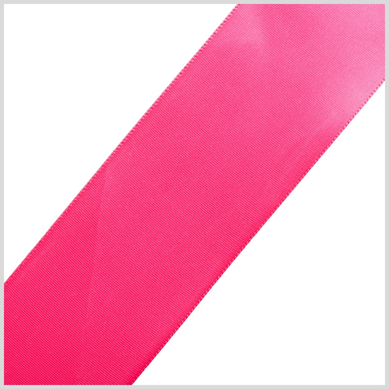 1.5″ Shocking Pink Single Face Satin Ribbon