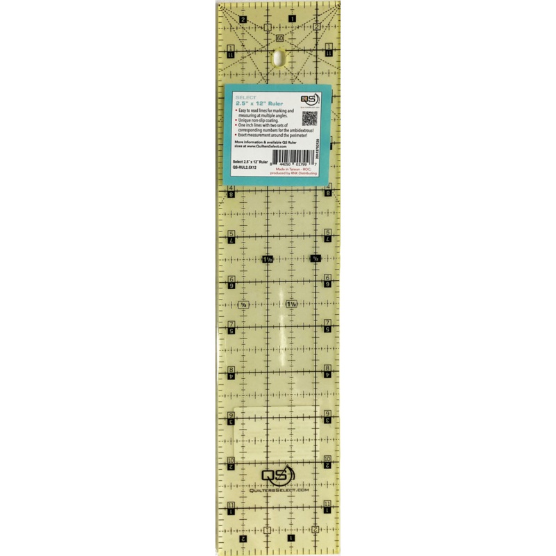 2.5″ x 12″ Non-Slip Ruler