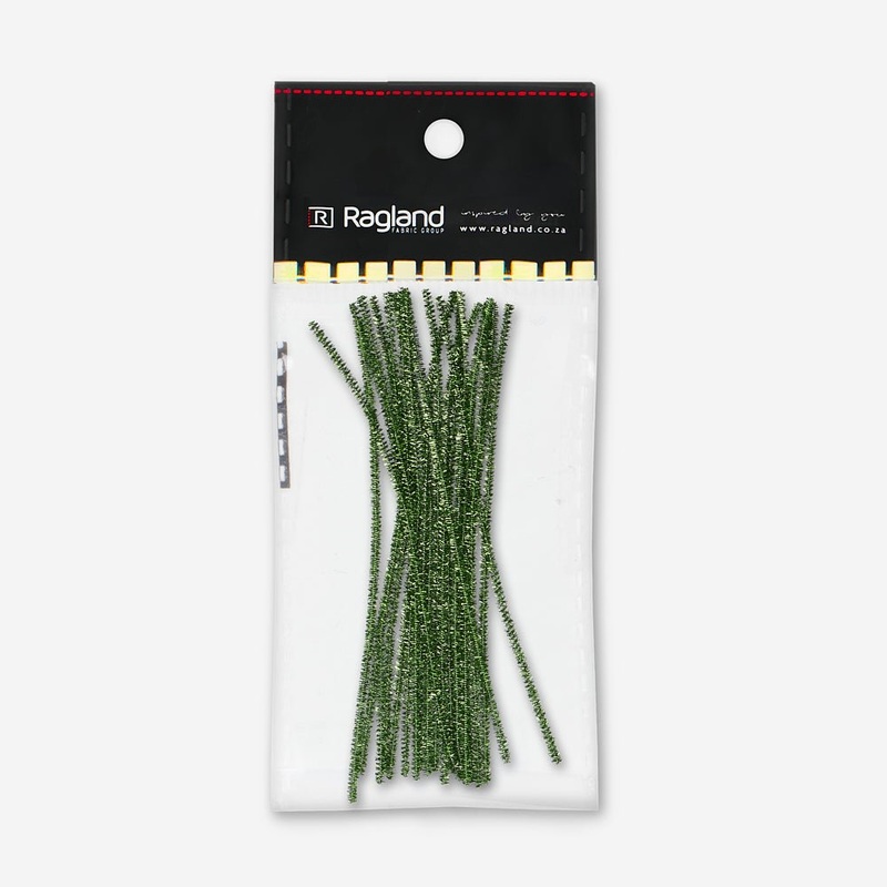Chenille Stick Metallic (Pack of 20) – Green TBD
