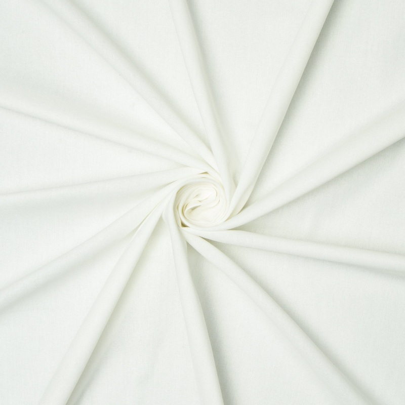 Poly Linen Ramie White