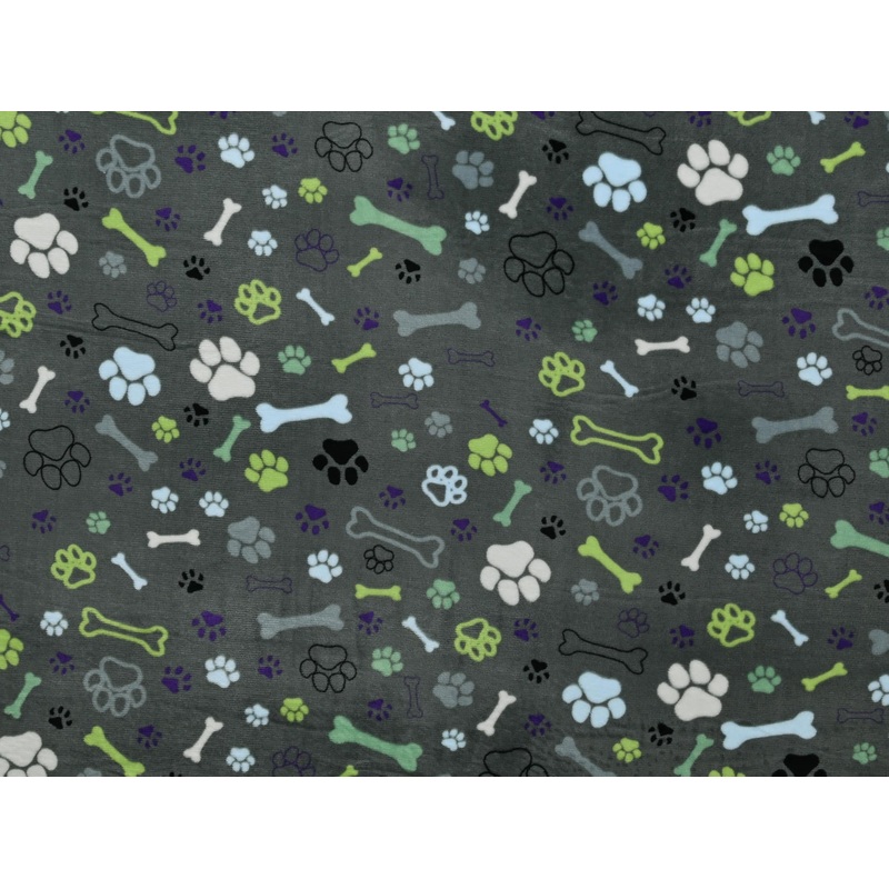 150cm Printed  Mongolian Fleece DR2291-12 DR2291-12