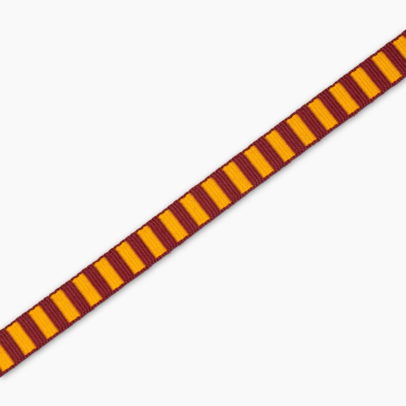 Blazer Braid – Maroon/Yellow