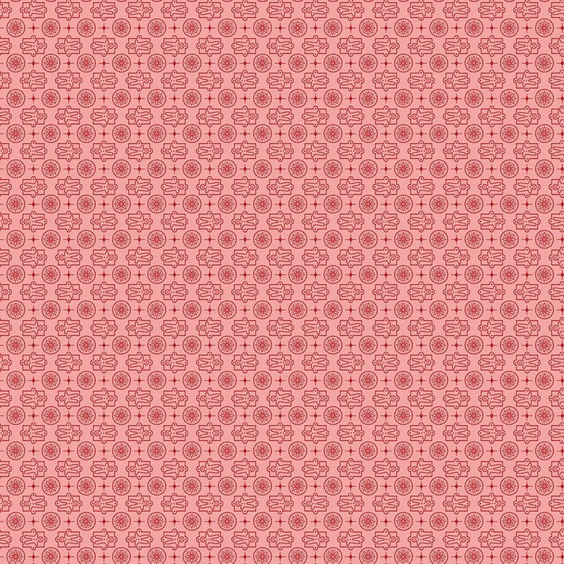 Home Town Holiday – C14908R-Coral – Gingerbread