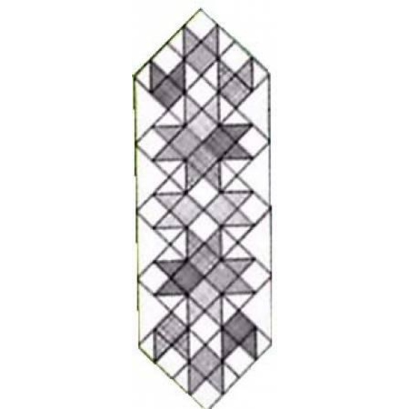 Tulip Tango Table Runner Pattern – Pieced Tree – 12″ x 35″
