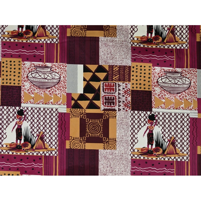 150cm 100% Cotton Makoti Ethnic Print DR2609-13 DR2609-13