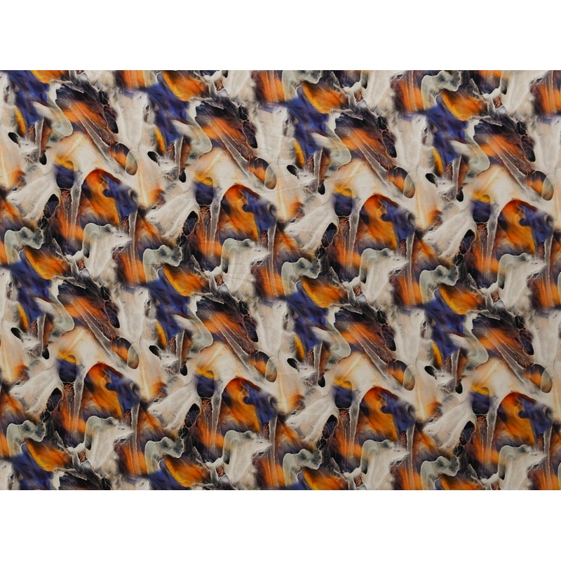 150cm Printed Silky Satin DR812-139 DR812-139