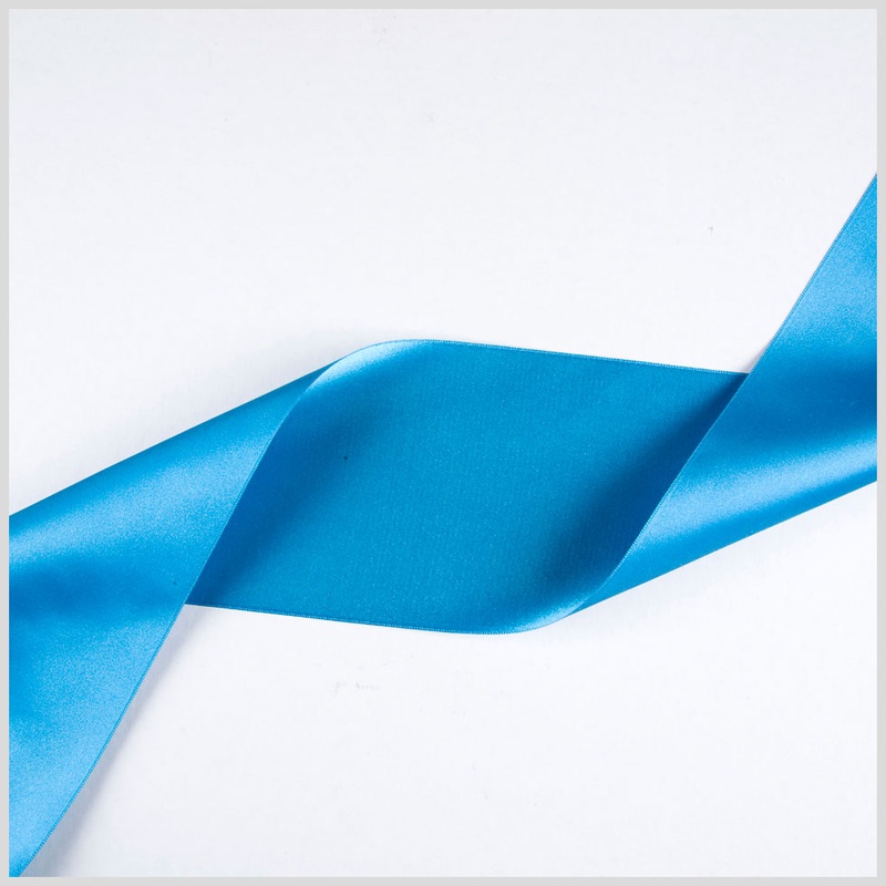 3.75″ Turquoise Double Face French Satin Ribbon