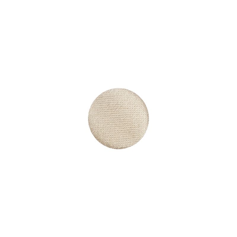 Mood Exclusive Tapioca Silk Covered Button – 16L/10mm