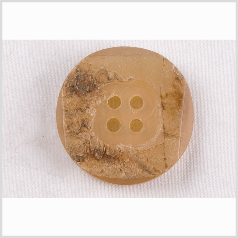 Light Beige Horn Button – 24L/15mm