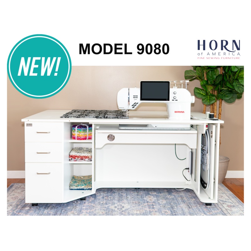 Model 9080 Sewing Cabinet White