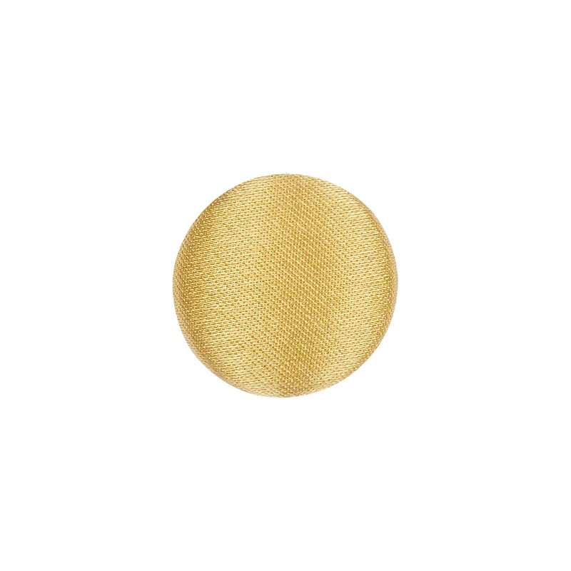 Mood Exclusive Gold Silk Covered Button – 24L/15mm