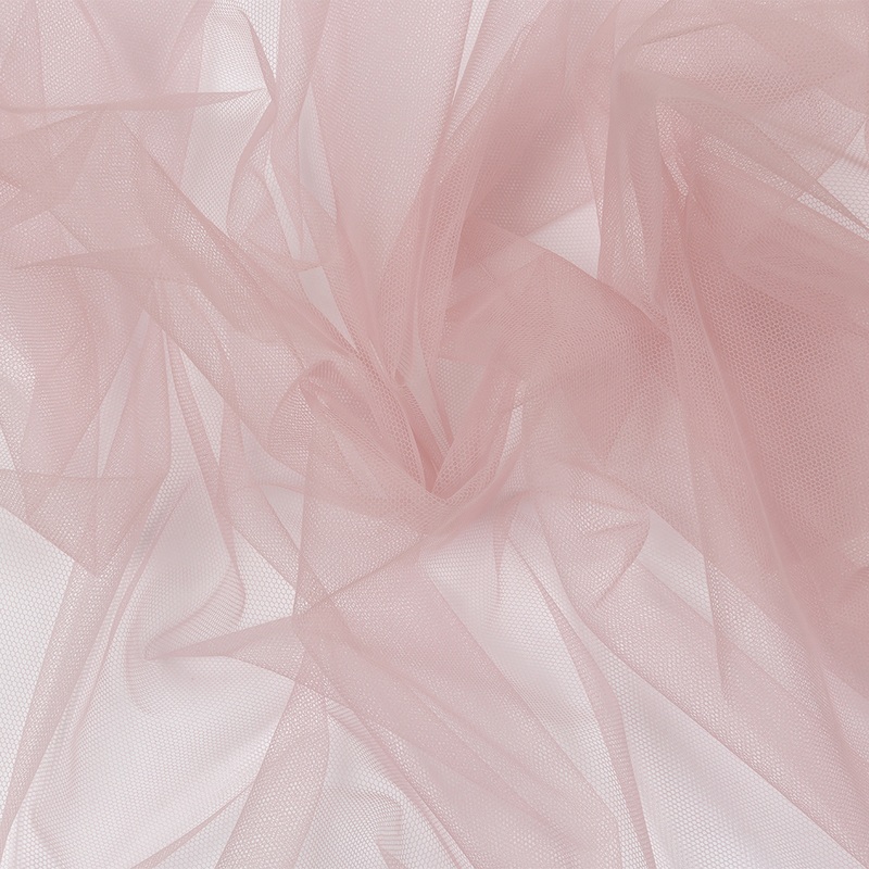 Soft Nylon Tulle – Light Mauve – Leonardo Collection