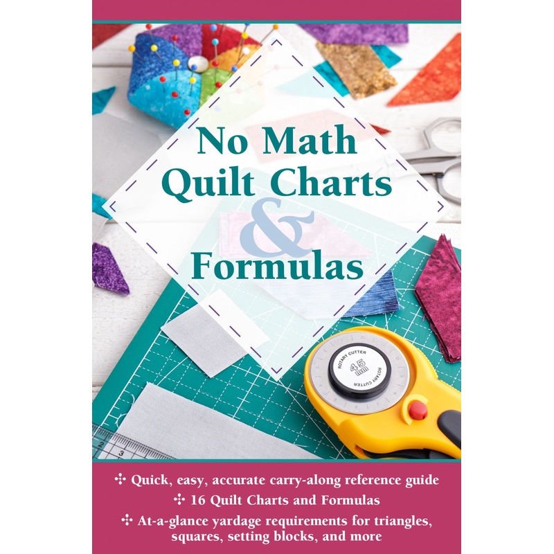 Updated No Math Quilt Charts & Formulas Book