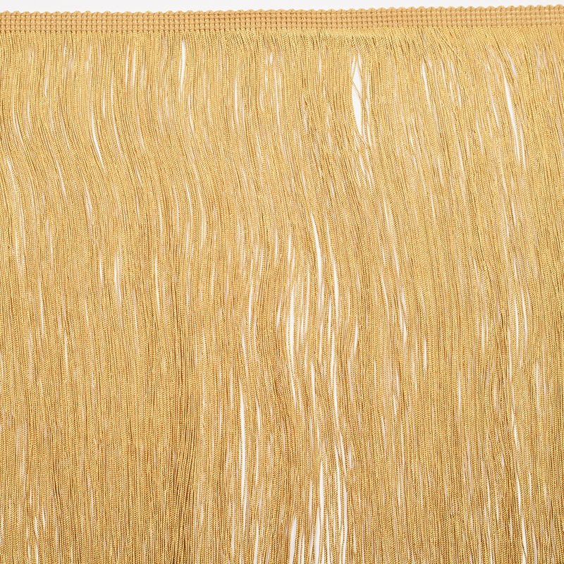 16″ European Gold Chainette Fringe Trim