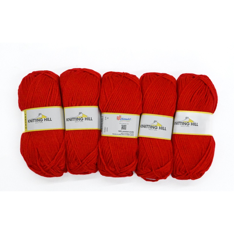 5pc 100G Knitting Hill Chunky 2000000001784