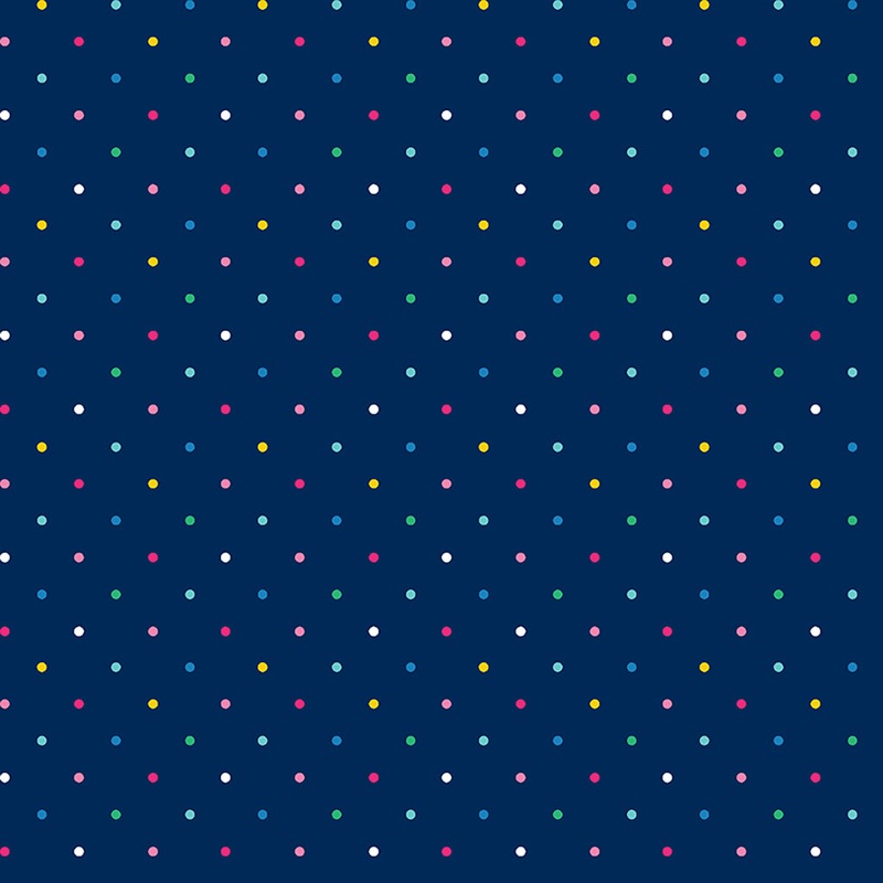 Emily Light Navy Dot