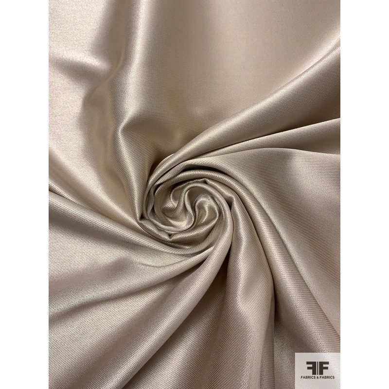 Italian Satin-Weight Lam – Glam Oyster Fabric by the Yard